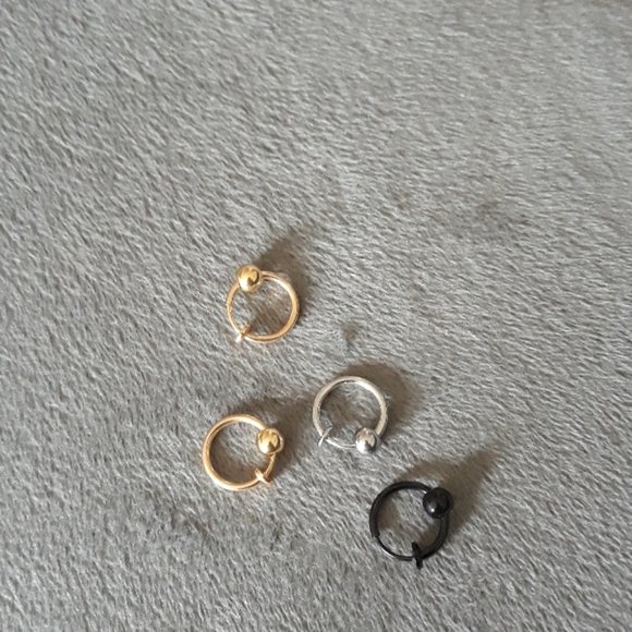 Fake Septum Rings Fake Nose Rings - Picture 3 of 6